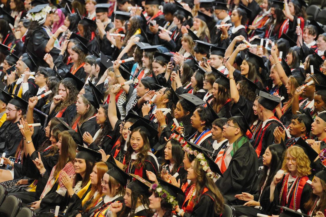 UG commencement crowd shot