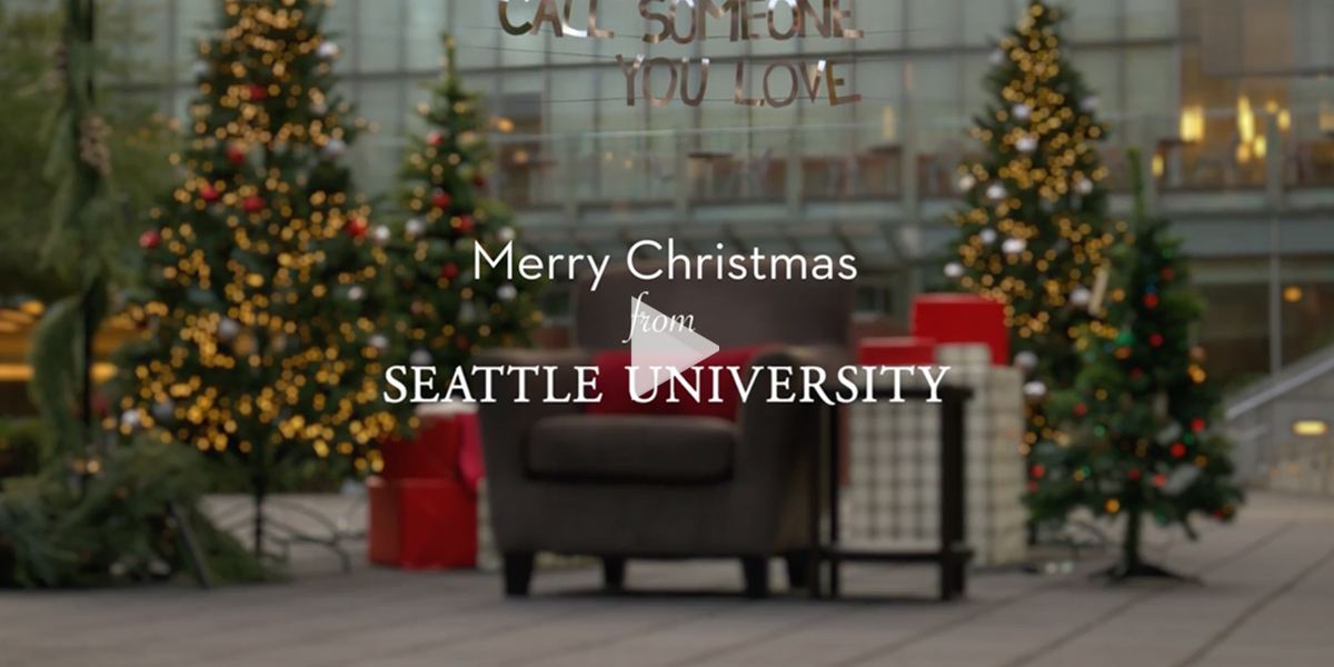 Christmas video graphic