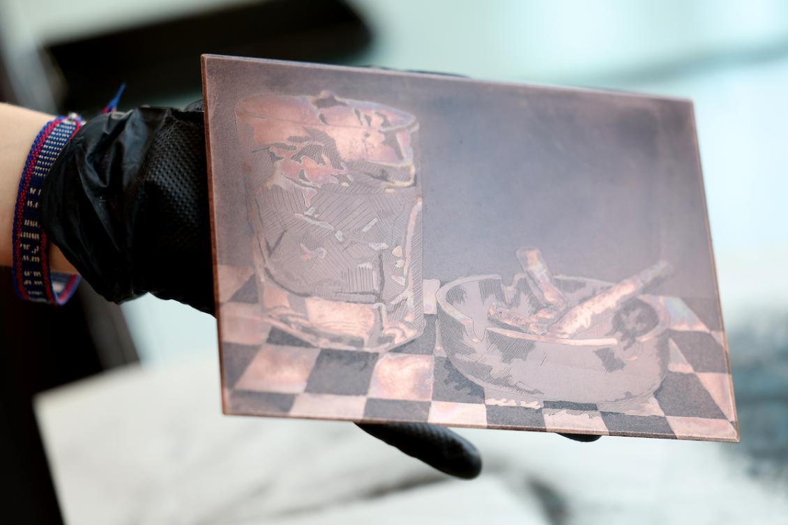 cornish first day art project closeup