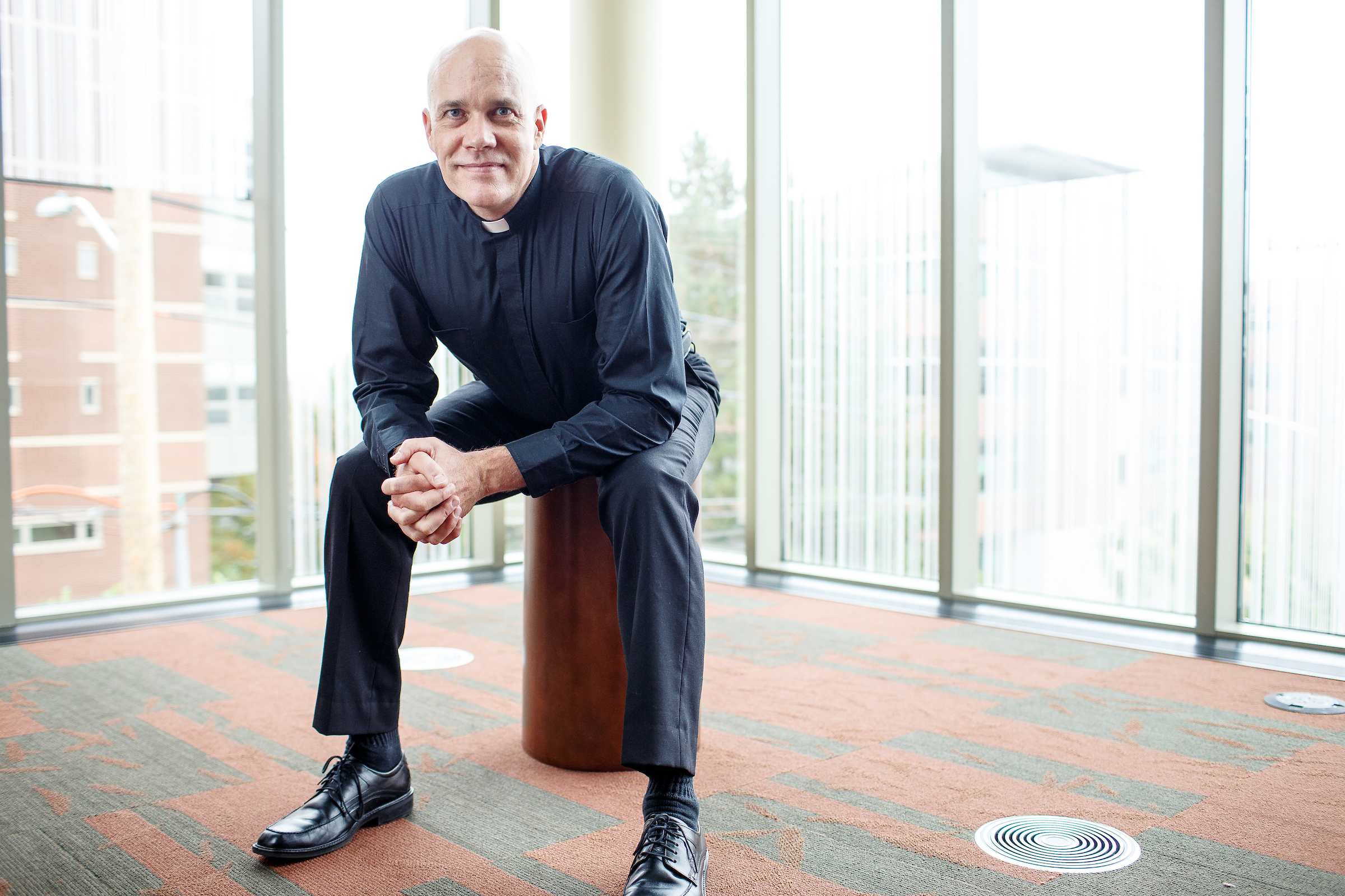 A portrait of Father Anderson