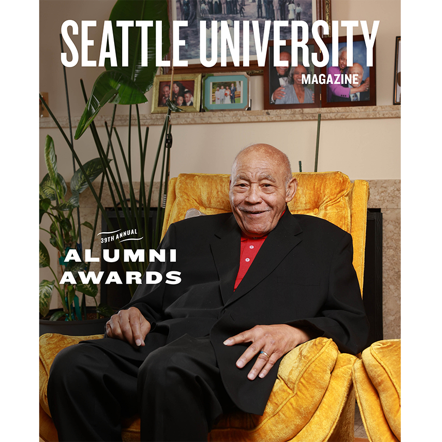 Winter 2026 Magazine Cover, featuring the Alumnus of the year Dr. Norward Brooks, ’71 MBA