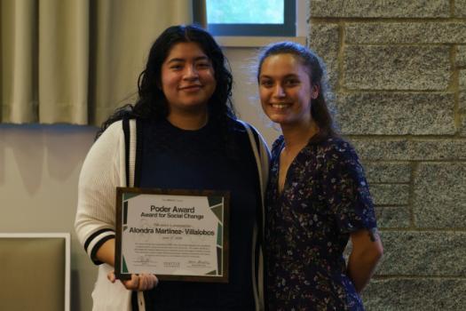 Image of maria gonzalez and award recipient at GSOCC