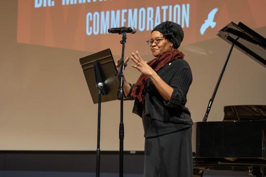 Image of Natasha Martin at MLK Commemoration