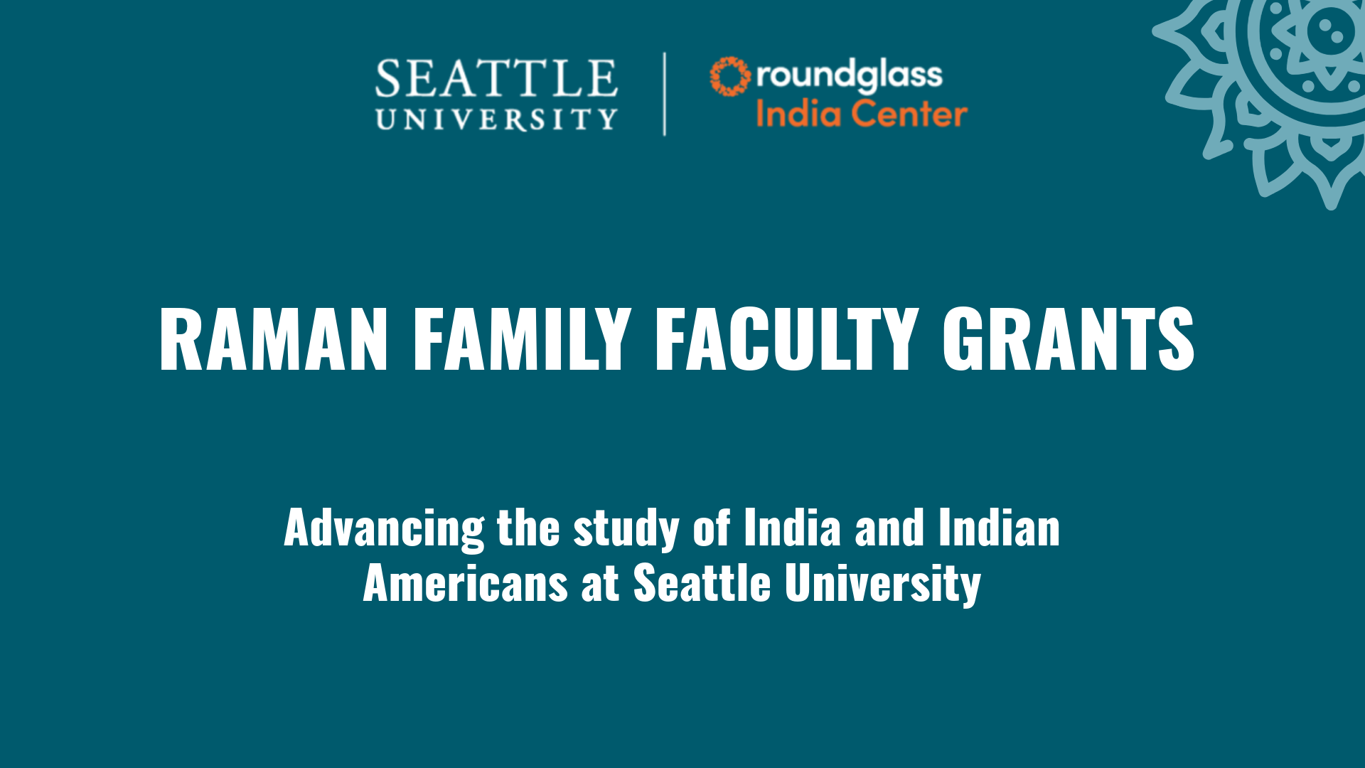 Logo for Raman Family Grants