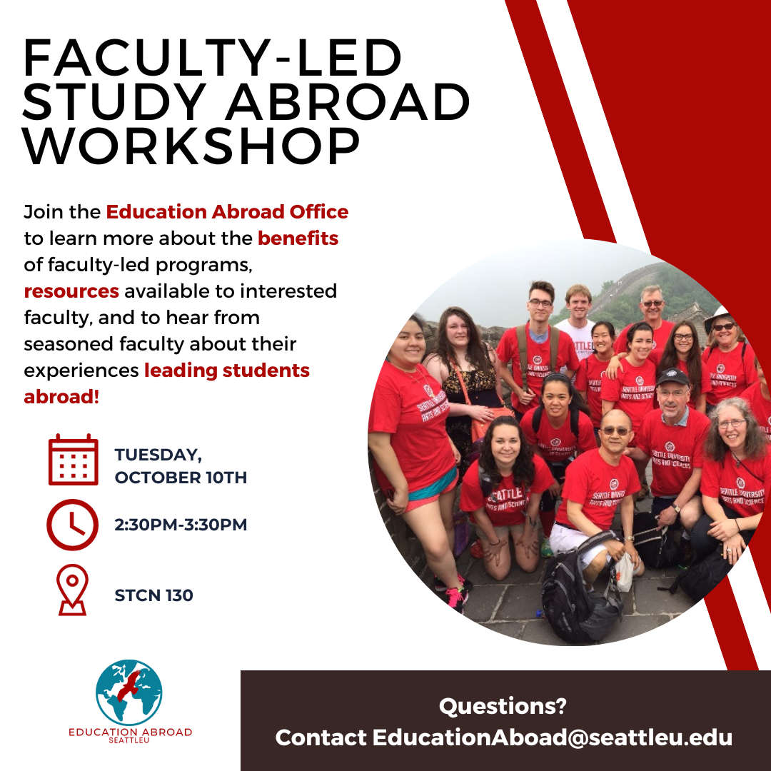 Faculty Led Study Abroad