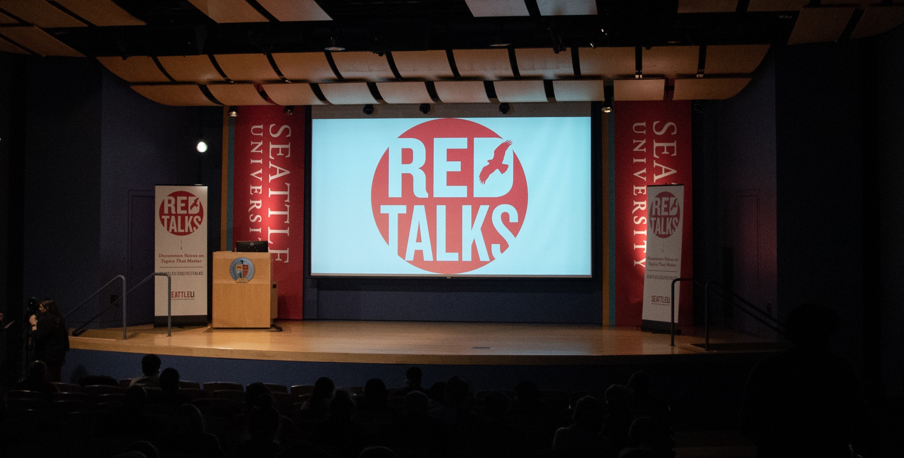 Red Talks Pigott Auditorium