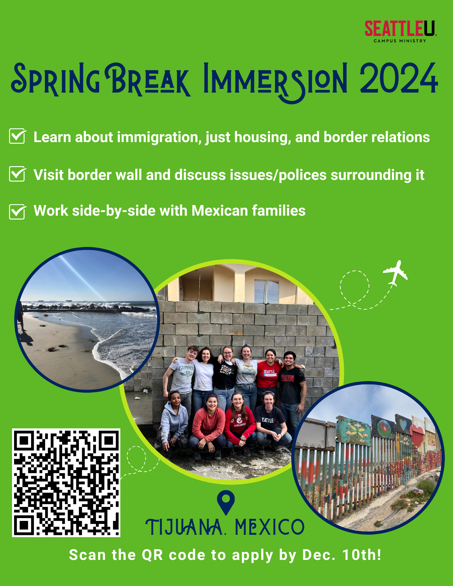 Social Justice Immersions 2024 flyer