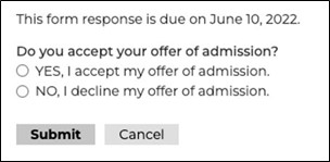 A screenshot of a student's checklist asking to confirm their enrollment confirmation.