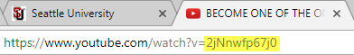 How to find the YouTube Video ID