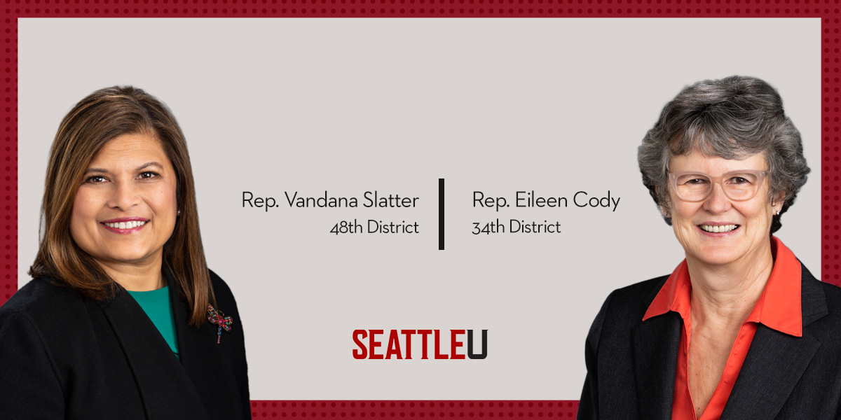 Graphic of two legislators. 