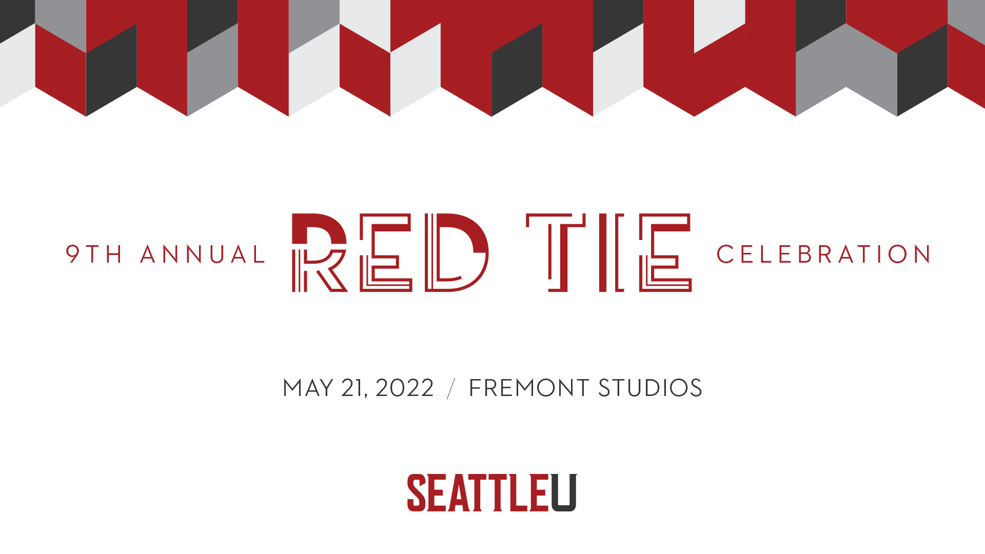 Graphic showcasing Red Tie event.