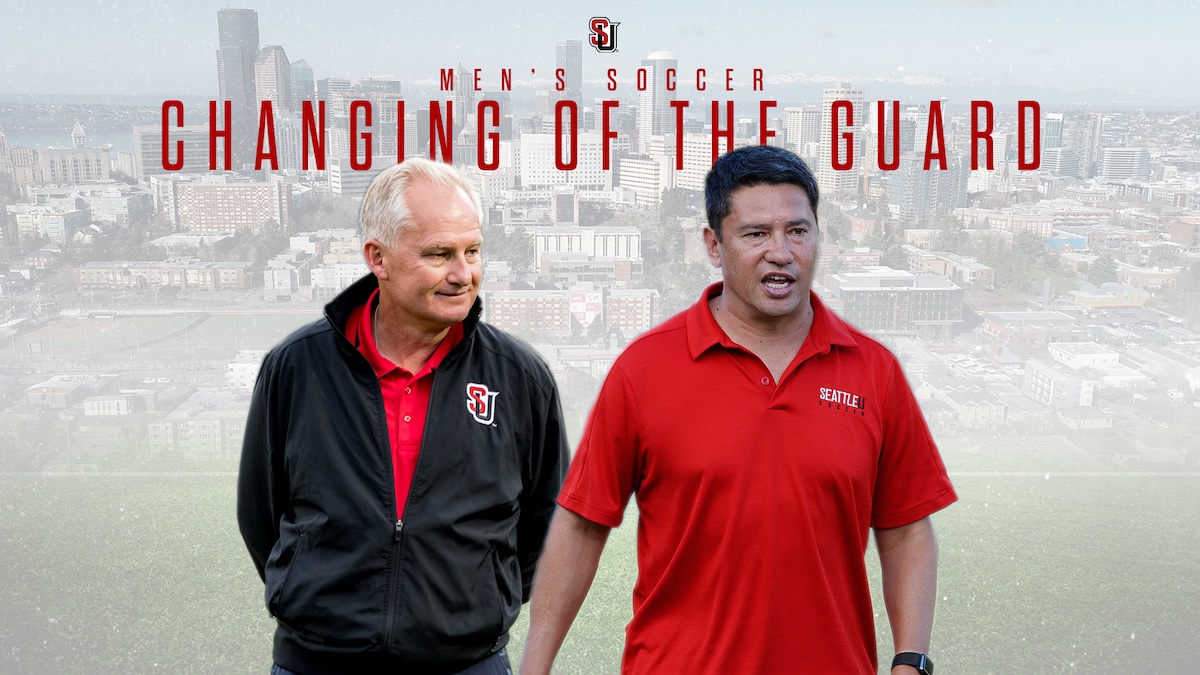 A graphic and picture combo featuring two coaches, Fewing and Nate.