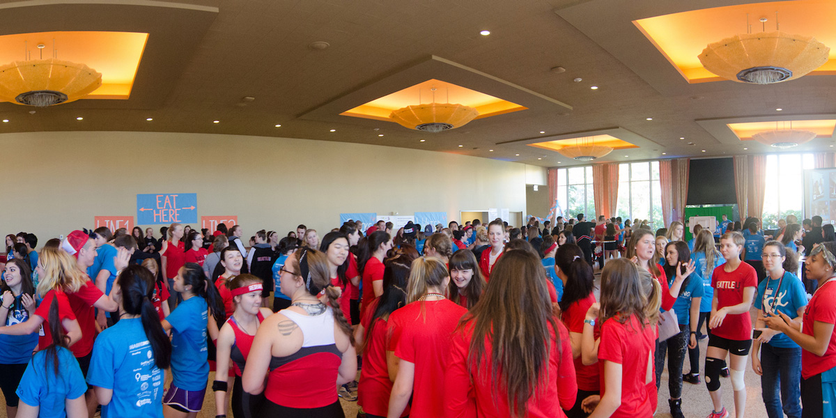 attendees at the 2015 Dance Marathon