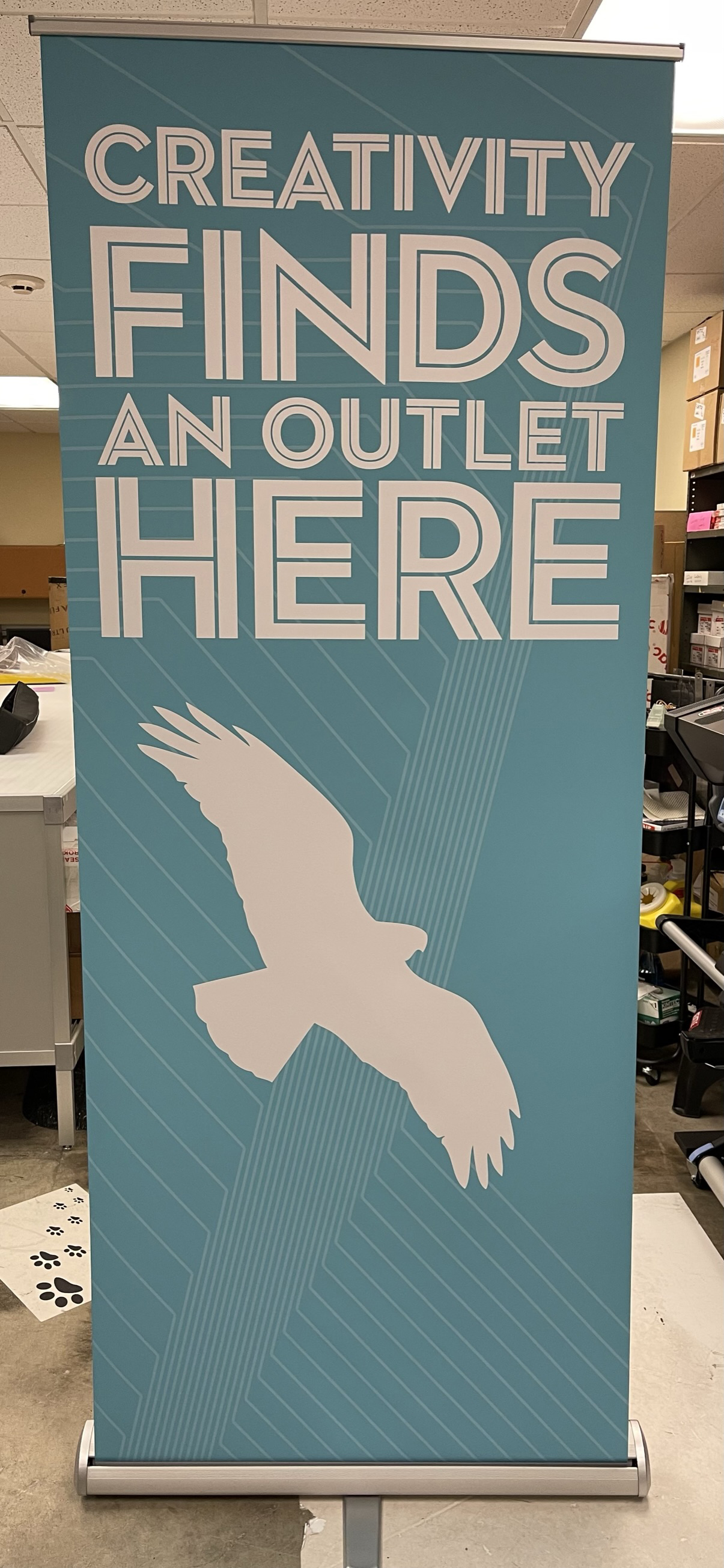 Makers Space Banner Stand Package