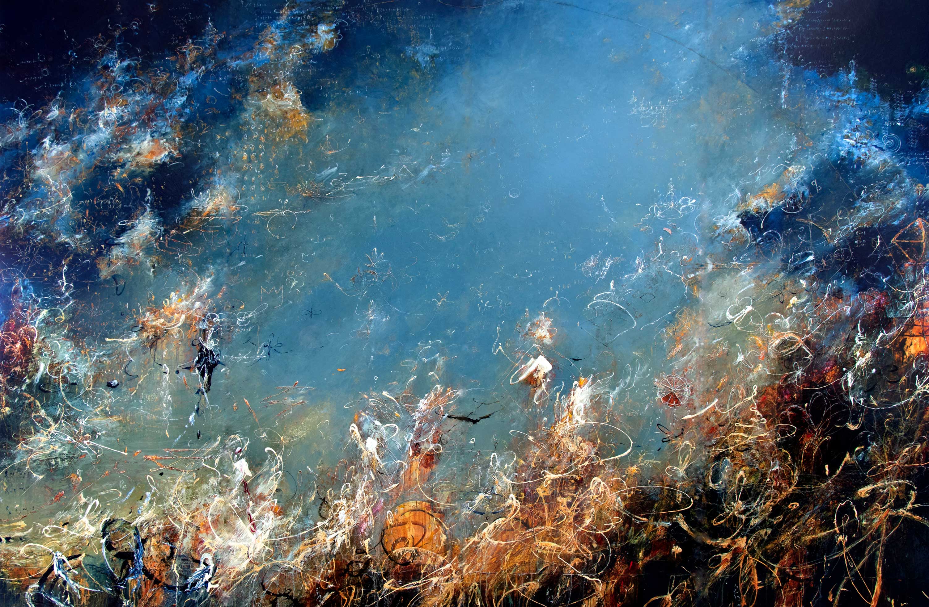 A painting called Breath of Vetruvius by Michael Schultheis