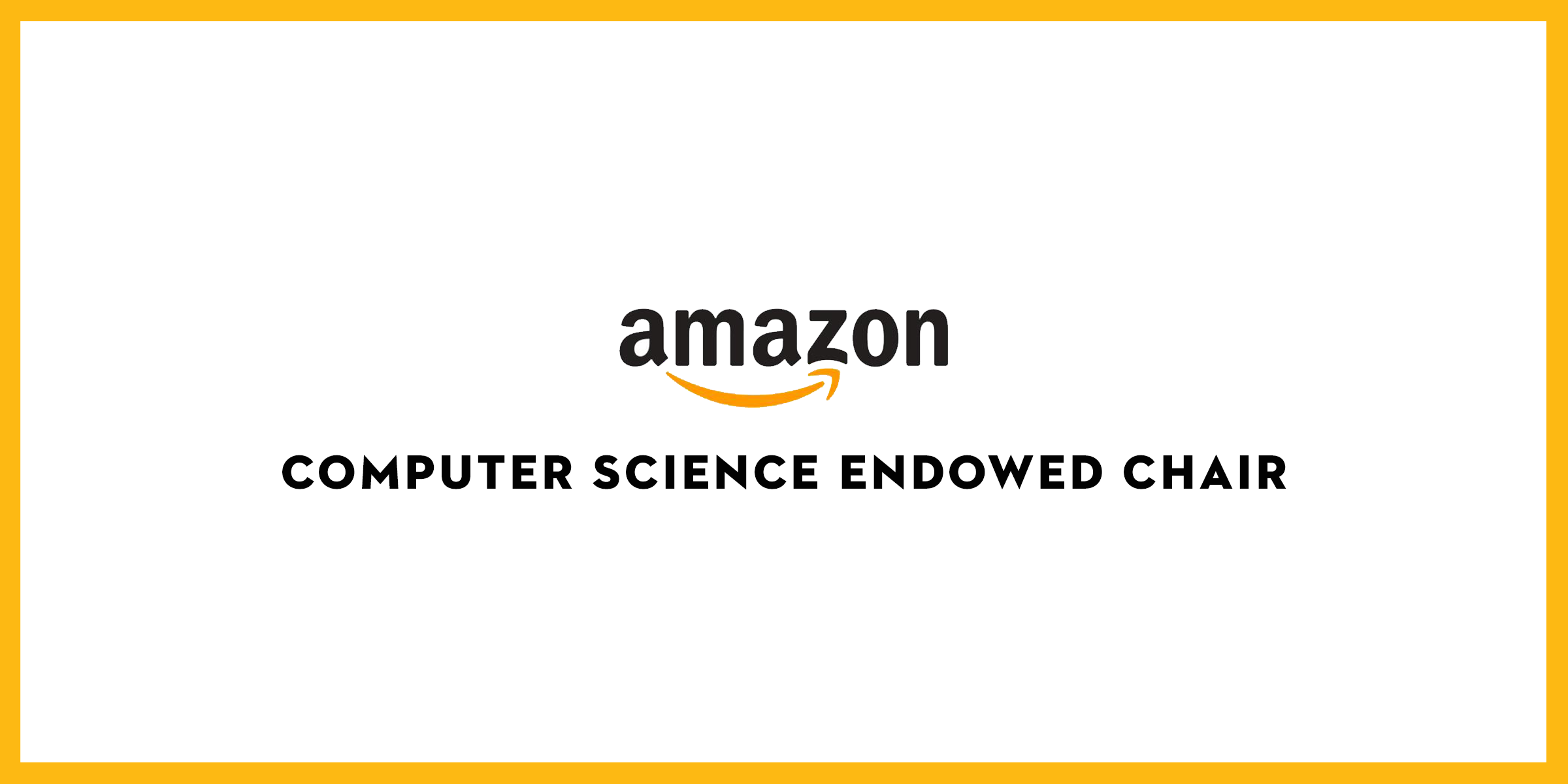 Amazon Endows Computer Science Chair